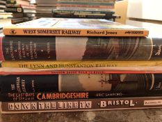 Collection of books relating to railways