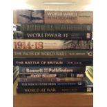 Collection of books relating to World Wars