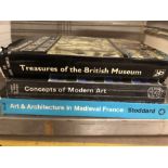 Collection of books relating to art and architecture