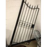 Large wrought iron gate