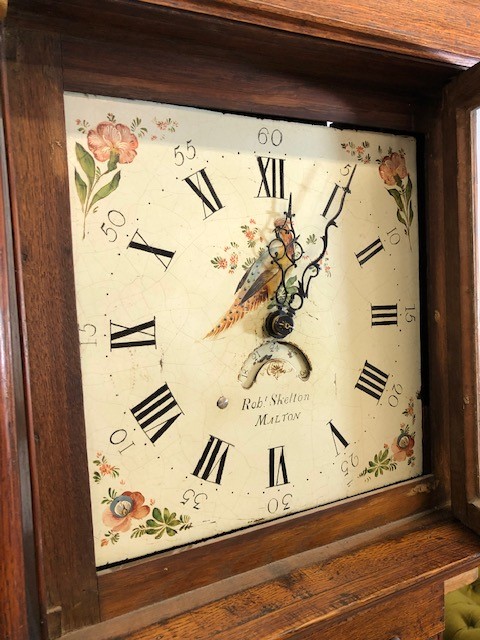 Grandfather clock by Robert Skelton of Malton. - Image 3 of 10