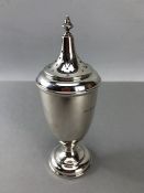 Hallmarked Birmingham Silver sugar sifter by S Blanckensee & Son Ltd approx 166g