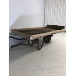 Vintage wooden cart / trolley