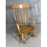 Pine rocking chair