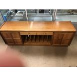 Mid-century long low sideboard