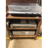 Hi-Fi equipment to include Garrard DD455 turntable and two JVC separates