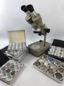 Vickers Microscope and selection of specimen cases