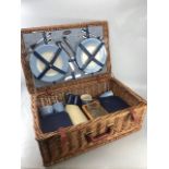 Picnic basket and contents by Optima