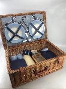 Picnic basket and contents by Optima