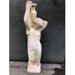 Garden Statue of a lady watercarrier approx. 93cm tall