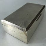 Mappin & Web Hallmarked Silver cigarette box total weight approx 434g