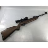 Air rifle: Webley Omega cal 5.5/0.22 with AGS sight