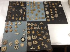 Collection of Military and service cap badges