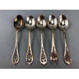 Sheffield Hallmarked Silver Spoons (5 of) by make Francis Howard Ltd (approx. 58g)