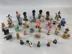 Large collection of ceramic and glass miniature figurines