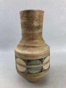 Troika vase, signed 'SL', Sue Lowe approx 26cm tall
