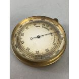 Antique pocket barometer in original case