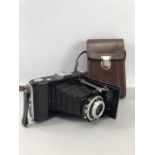 Carl Zeiss Camera IKON Nettar 515/2 with 4 speed Novar Anastigmat F=105mm 1:6,3 with original
