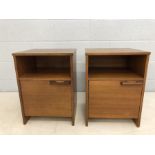 Two Mid Century Avalon bedside cabinets