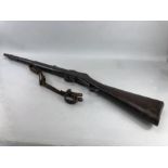 Martini Henri service rifle stamped 1893 also stamped V.R & H.R.B & Co