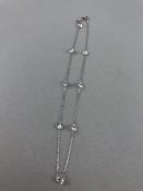 Silver and CZ Necklace