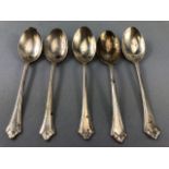 Birmingham hallmarked Silver spoons (5 of) approx 60g