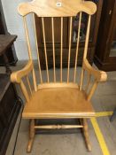 Pine rocking chair