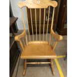 Pine rocking chair