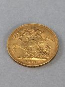 Gold Sovereign (Full) dated 1913