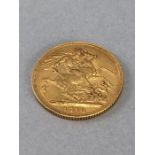 Gold Sovereign (Full) dated 1913