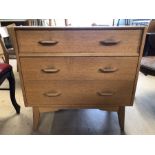 G-Plan Mid Century (Gold stamp EG) set of three drawers