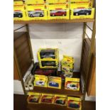 Collection of boxed Diecast vehicles and motorbikes, approx 20 in total