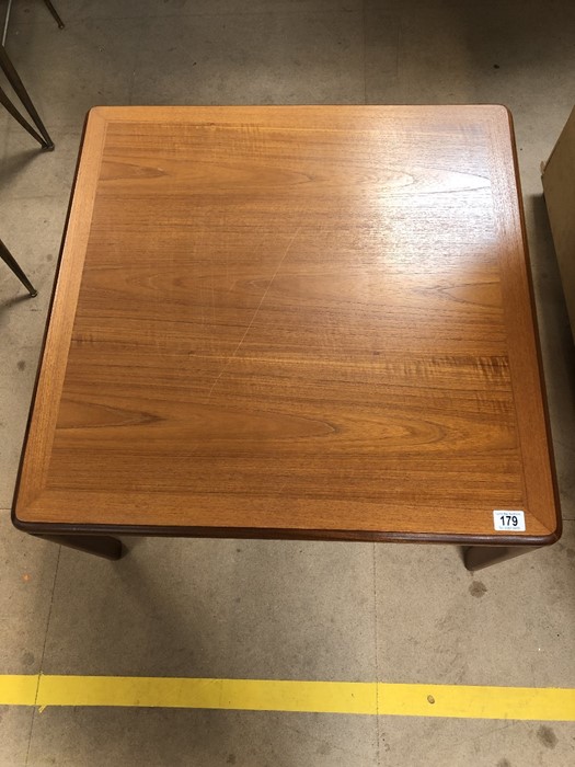 Square Mid Century coffee table, approx 72cm x 72cm x 41cm tall - Image 2 of 5