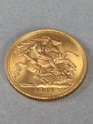 Gold Sovereign (Full) dated 1964