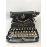 Corona 3 Vintage folding Typewriter