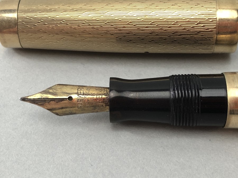 Pens & Pencil: 9ct 375 Parker Propelling pencil and 9ct 375 Parker fountain pen - Image 3 of 31