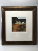 MICHAEL MORGAN (1928-1914) First Artist's Proof, a Farmhouse Scene, approx 23.5cm x 23.5cm, framed