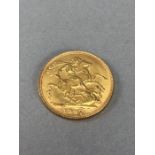 Gold Sovereign (Full) dated 1907