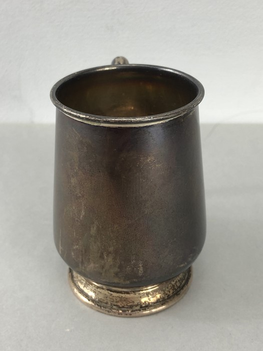 Birmingham Hallmarked Silver Christening cup by maker Smith & Bartlam - Image 4 of 8