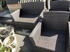 Collection of outdoor rattan garden furniture