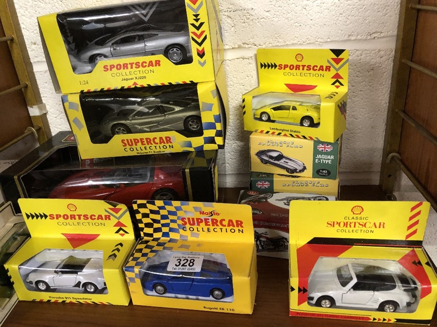 Collection of boxed Diecast vehicles and motorbikes, approx 20 in total - Image 3 of 7