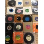 Collection of Vinyl 45's / singles to include 10 CC, The Dave Clarke Five, Joan Baez etc