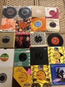Collection of Vinyl 45's / singles to include Detroit Spinners, Dave Clarke Five, Dire Straits,
