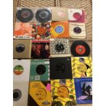 Collection of Vinyl 45's / singles to include Detroit Spinners, Dave Clarke Five, Dire Straits,