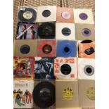 Collection of Vinyl 45's / singles to include Fleetwood Mac, Beatles, Elvis Presley, Three Degrees