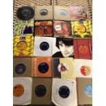 Collection of Vinyl 45's / singles to include David Bowie, Creedence Clear Water, the Caravelles