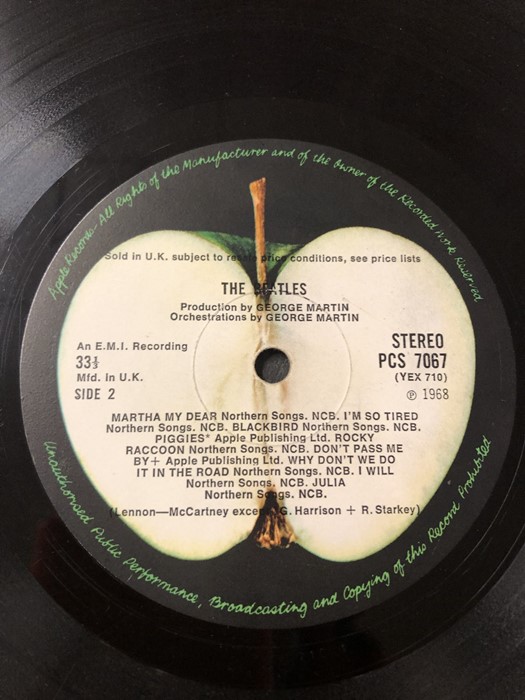 The Beatles "White Album". UK original first Apple stereo pressing "top-loader" PCS 7067/8. Numbered - Image 5 of 13