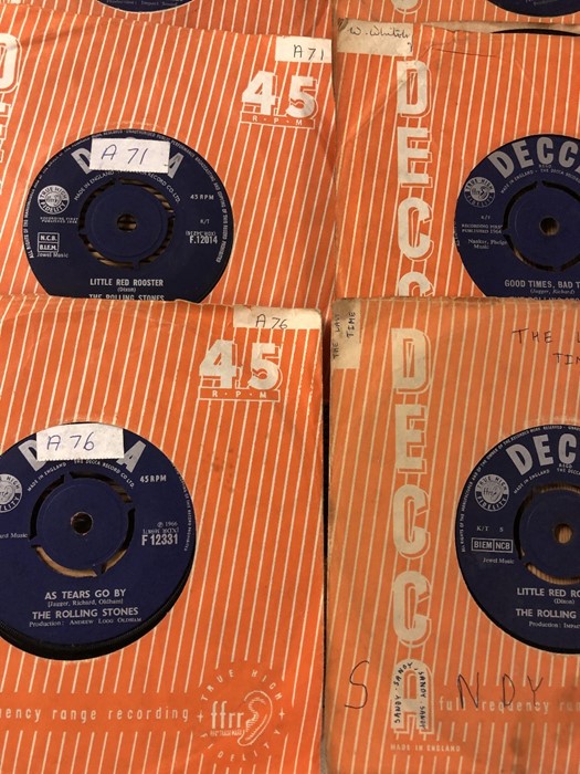 25 The Rolling Stones 7" singles and EPs including many Decca label original pressings. - Image 7 of 9