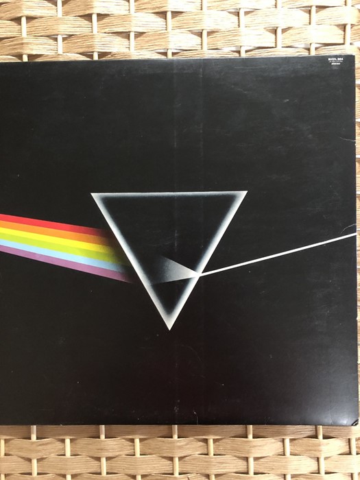 Pink Floyd single album - 'Dark Side of the Moon' - with two posters and two sets of stickers - Image 2 of 6