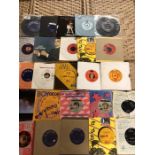 Collection of Vinyl 45's / singles to include Ringo Starr, Robert Palmer, Steve Harley, Elvis